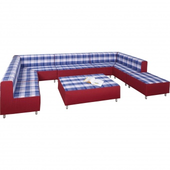 Entspannungs-Elemente-Sparset - pur, 2 Hocker, 2 Bänke, 2 Eckelemente, 